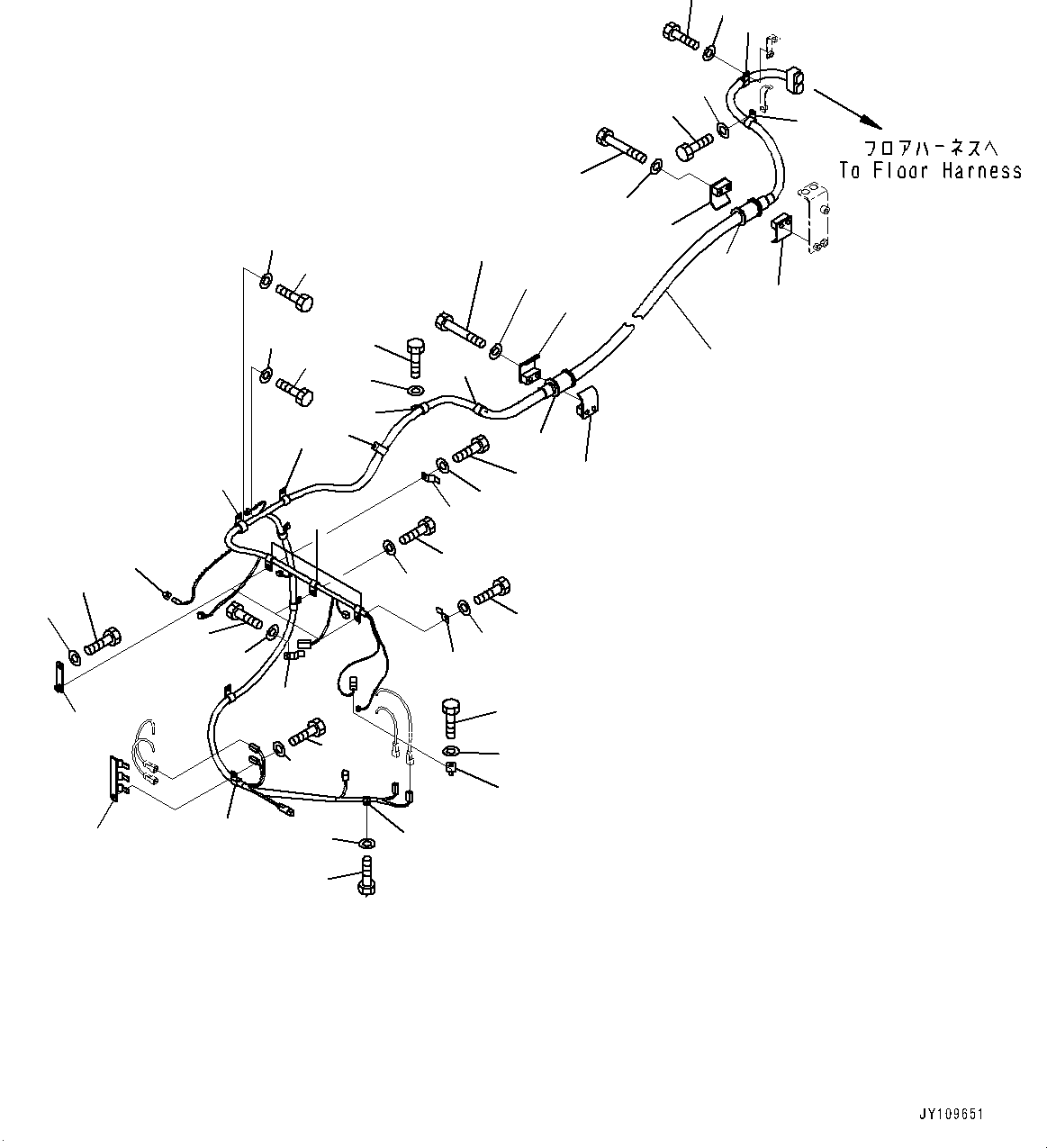 Жгут проводов 41E-06-39210 KOMATSU