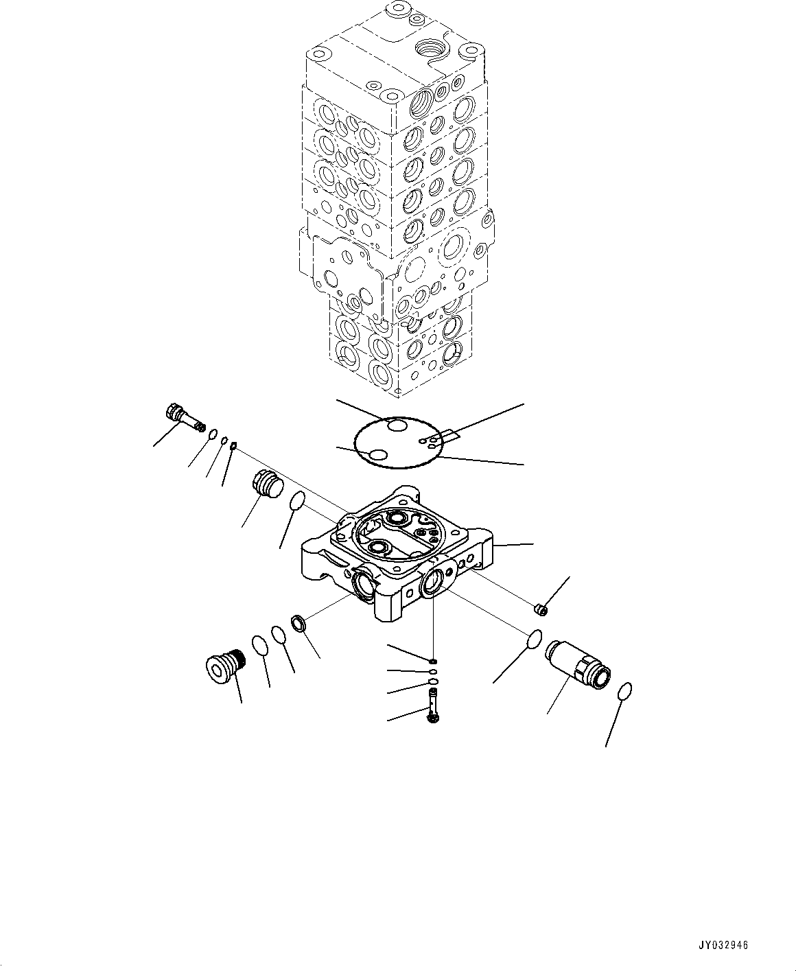 Управляющий клапан 723-57-23701 KOMATSU
