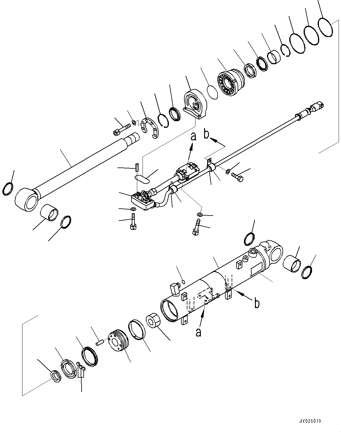 Цилиндр в сборе 707-G7-X0451 KOMATSU