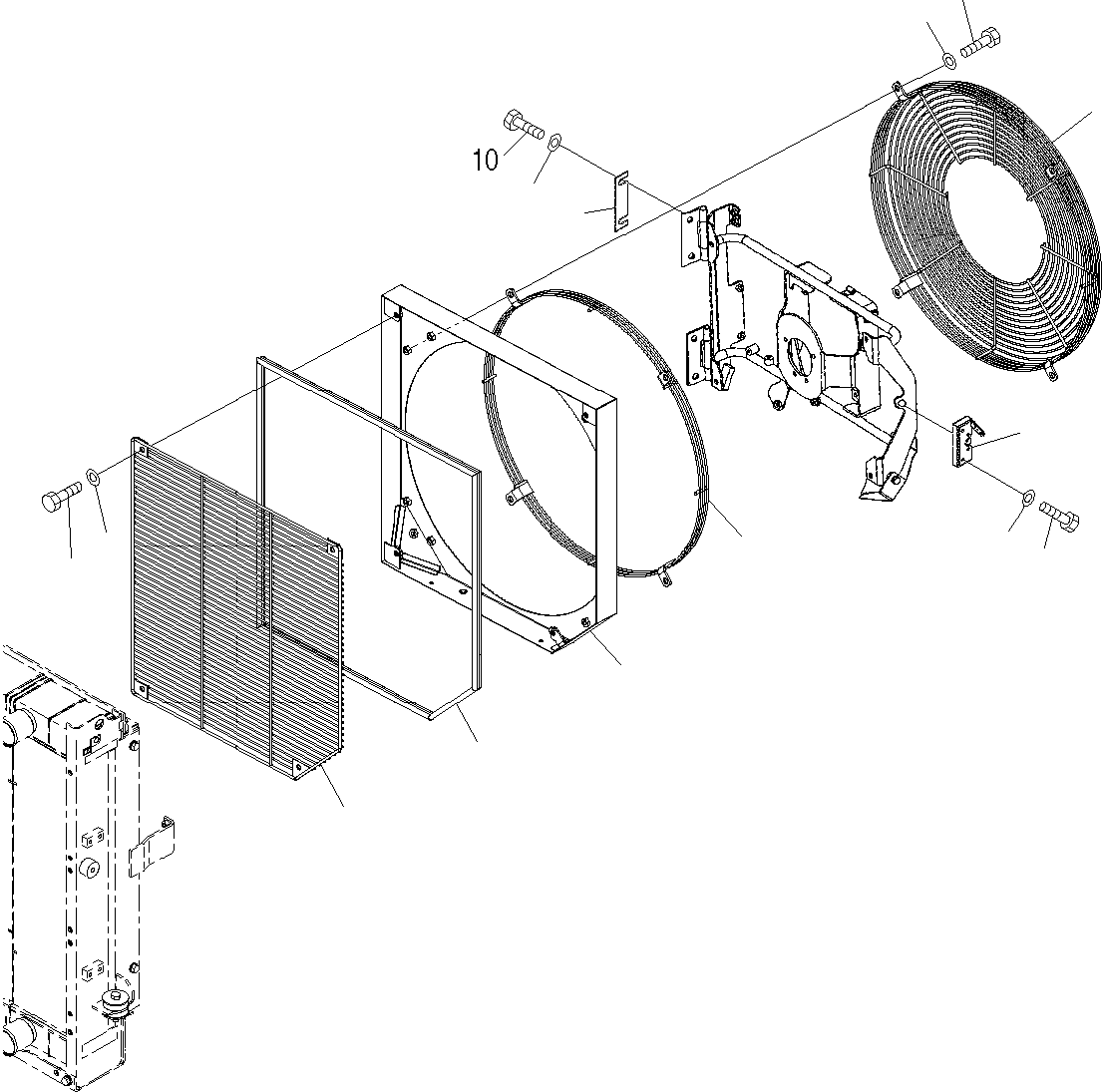 Guard, Fan 417-03-49370 KOMATSU