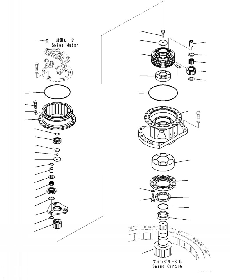 Подшипник 206-70-73170 KOMATSU
