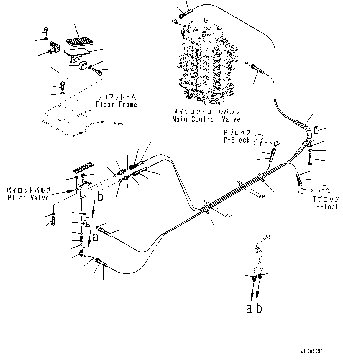 Шланг в сборе 2A5-62-13921 KOMATSU