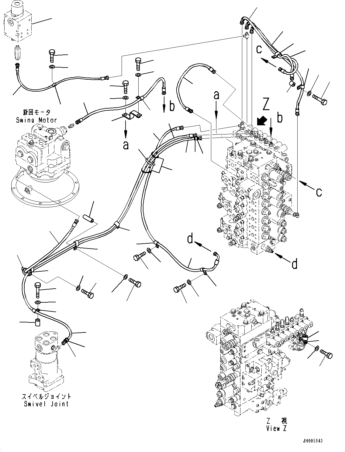 Шланг в сборе 208-62-43190 KOMATSU