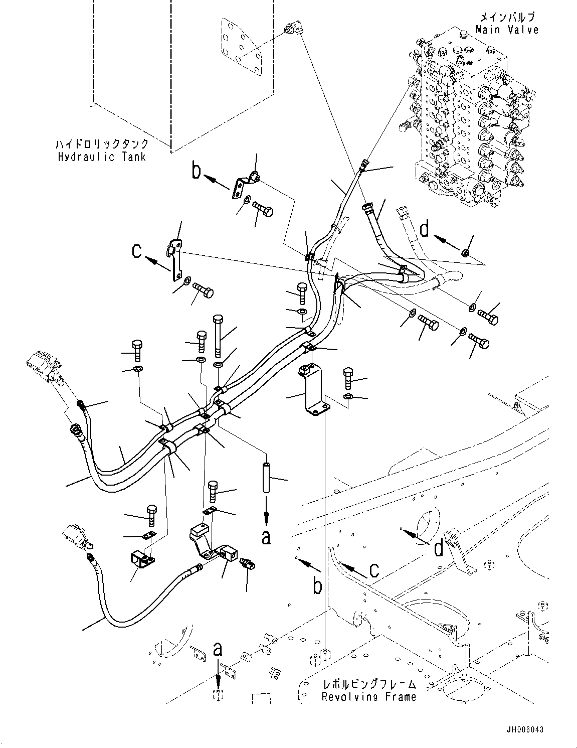 Шланг 2A5-62-19721 KOMATSU