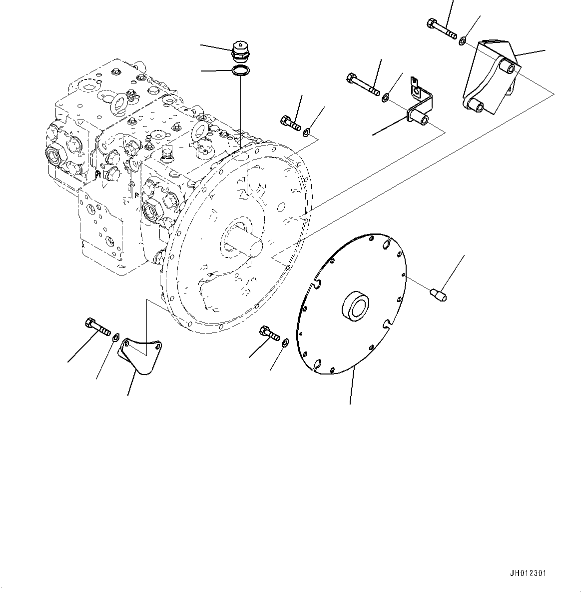 Кронштейн 2A5-62-K2180 KOMATSU