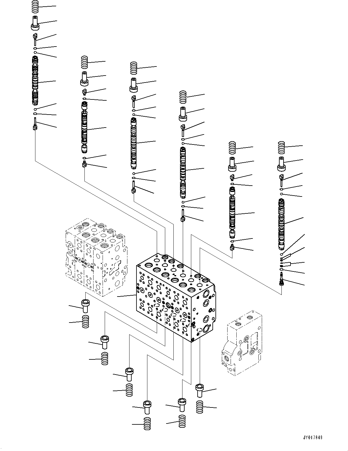 Клапан управления в сборе 723-49-27400 KOMATSU