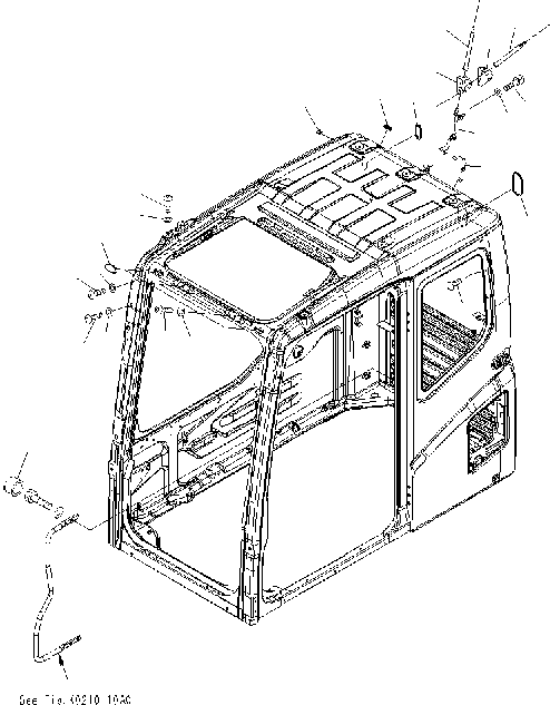 Кабель 7826-20-9600 KOMATSU