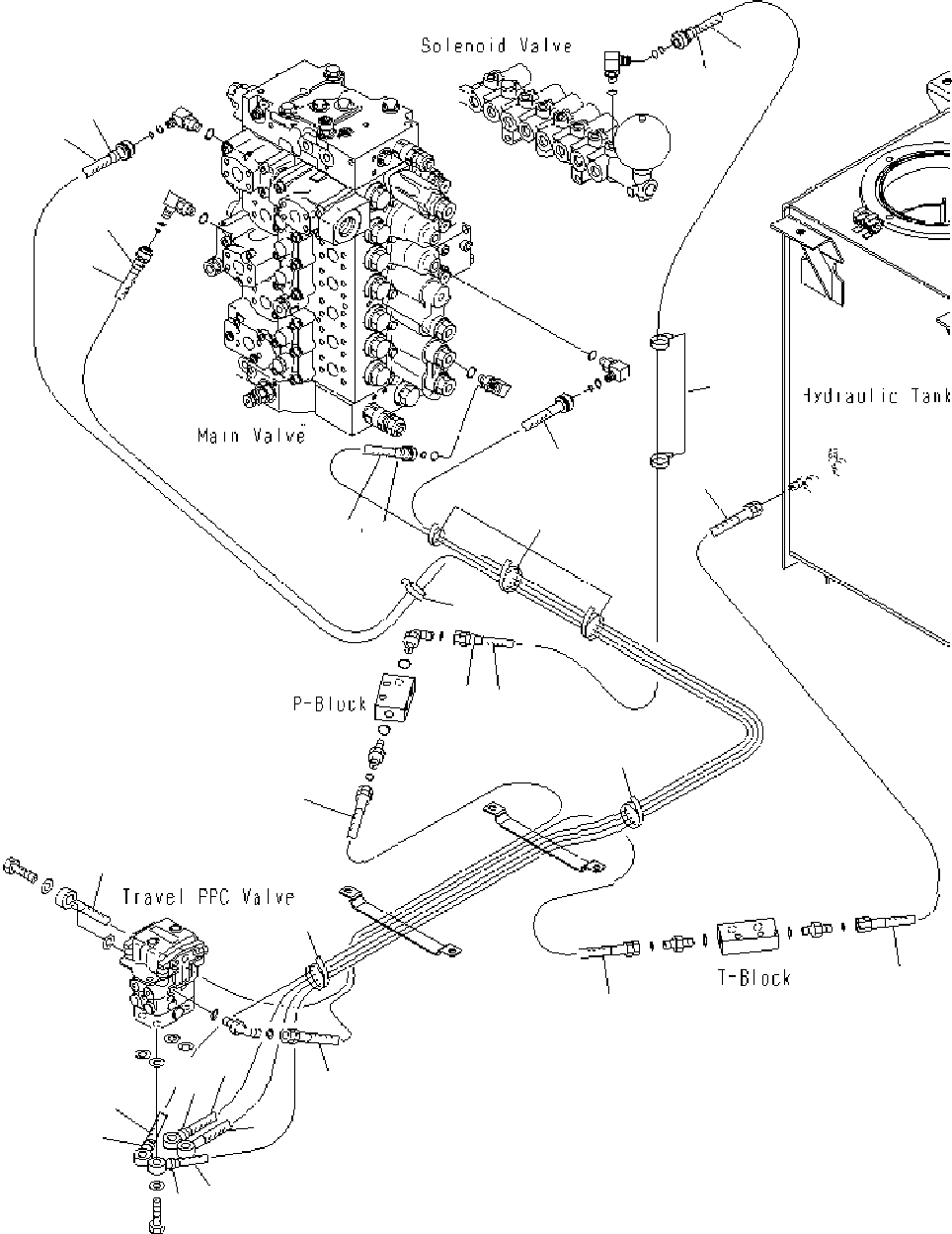 Лента красная 20Y-62-72290 KOMATSU