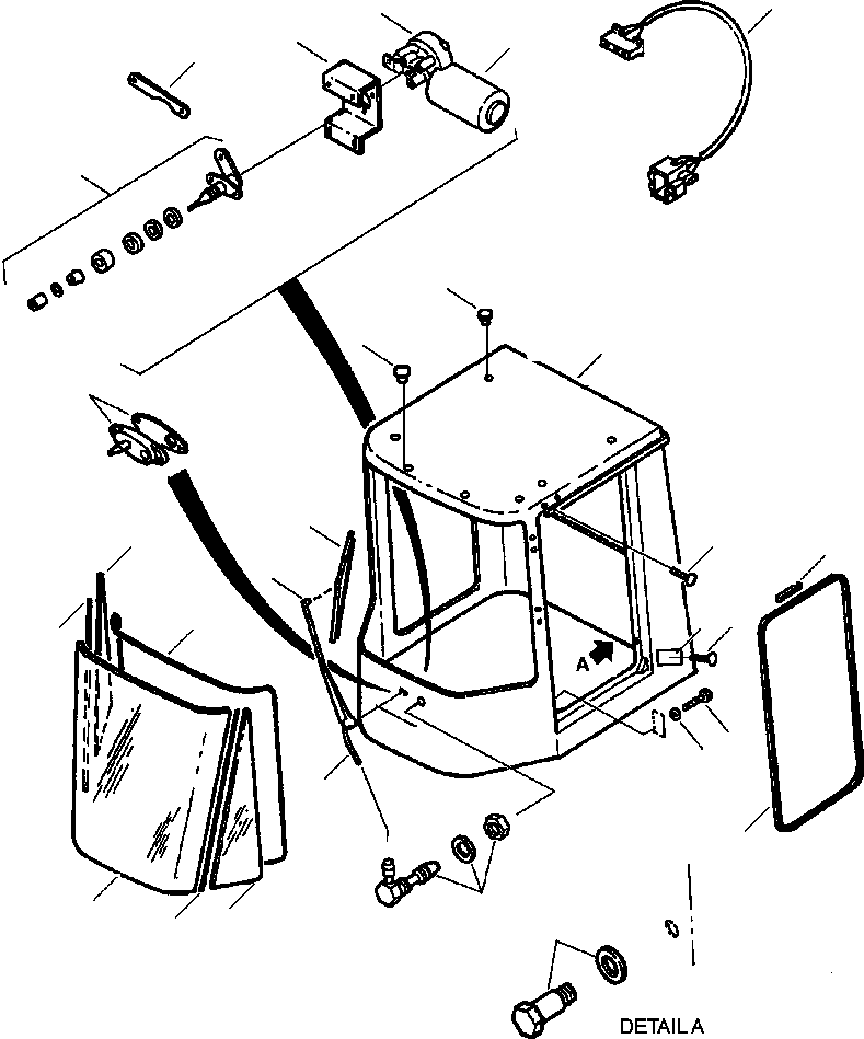 CAB ASSEMBLY, ROPS 419-926-A800 KOMATSU