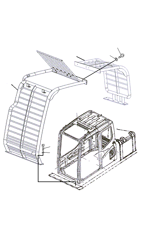 FRONT GUARD 203-56-J1240 KOMATSU