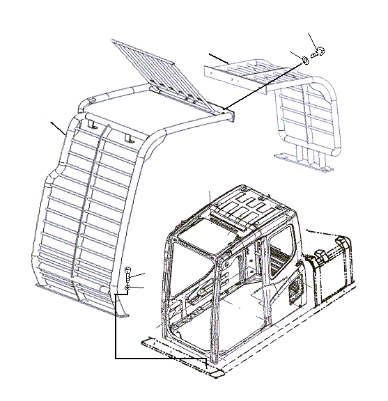 REAR GUARD 203-56-J2430 KOMATSU
