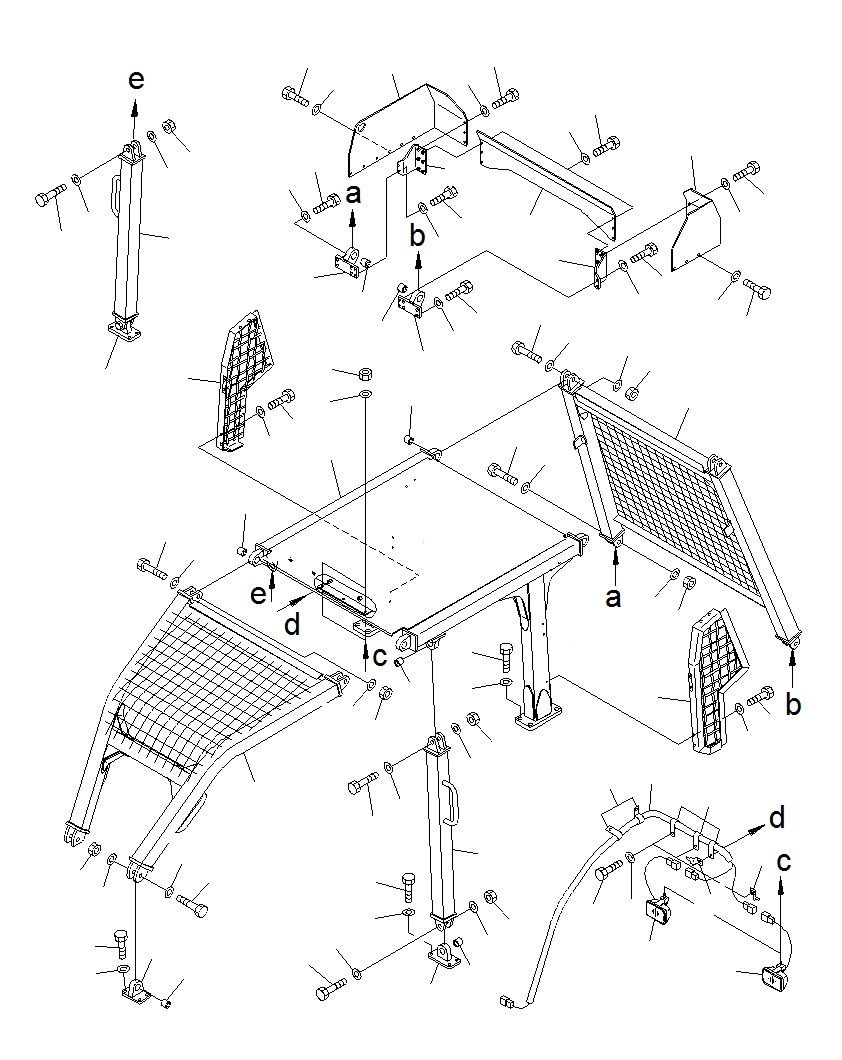 BRACKET L.H 134-X06-J150 KOMATSU