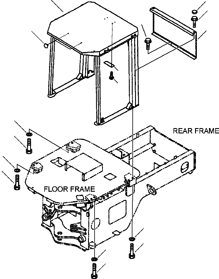 GUARD,REAR 417-921-2470 KOMATSU