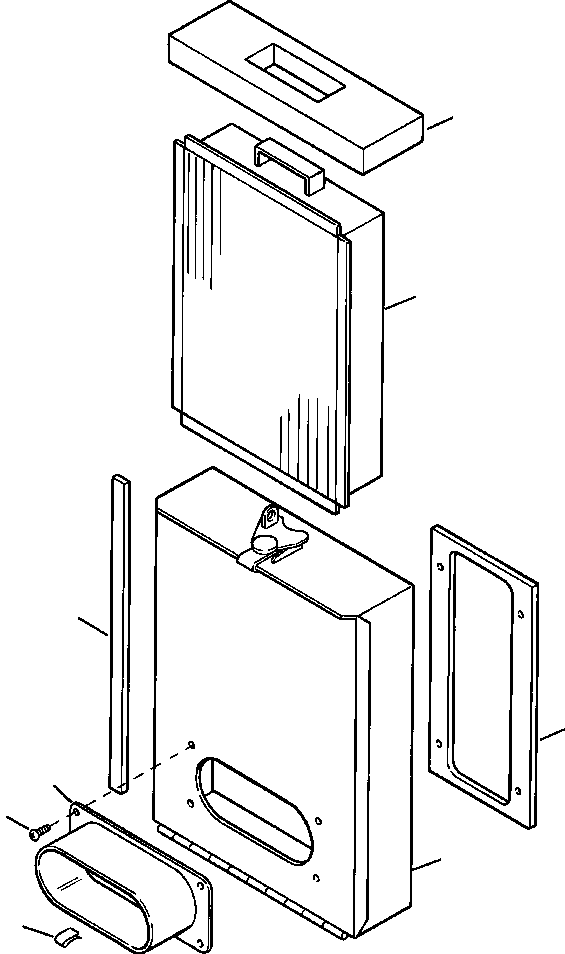 FILTER ASSEMBLY, FRESH AIR 207-977-A150 KOMATSU