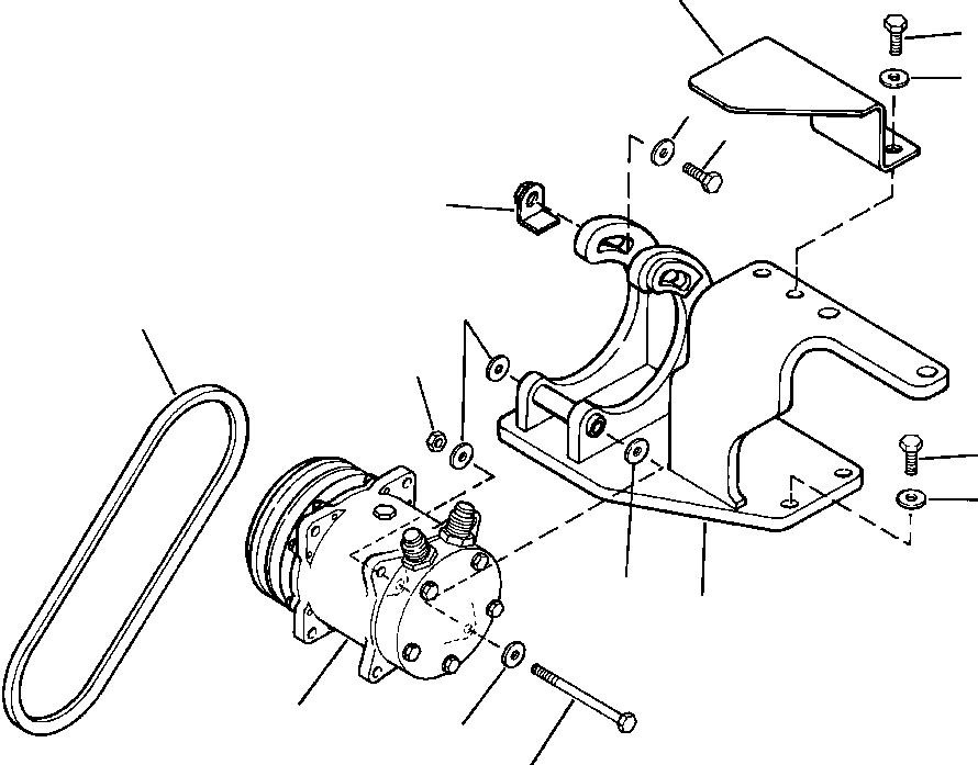 Клиновой ремень 207-979-K520 KOMATSU