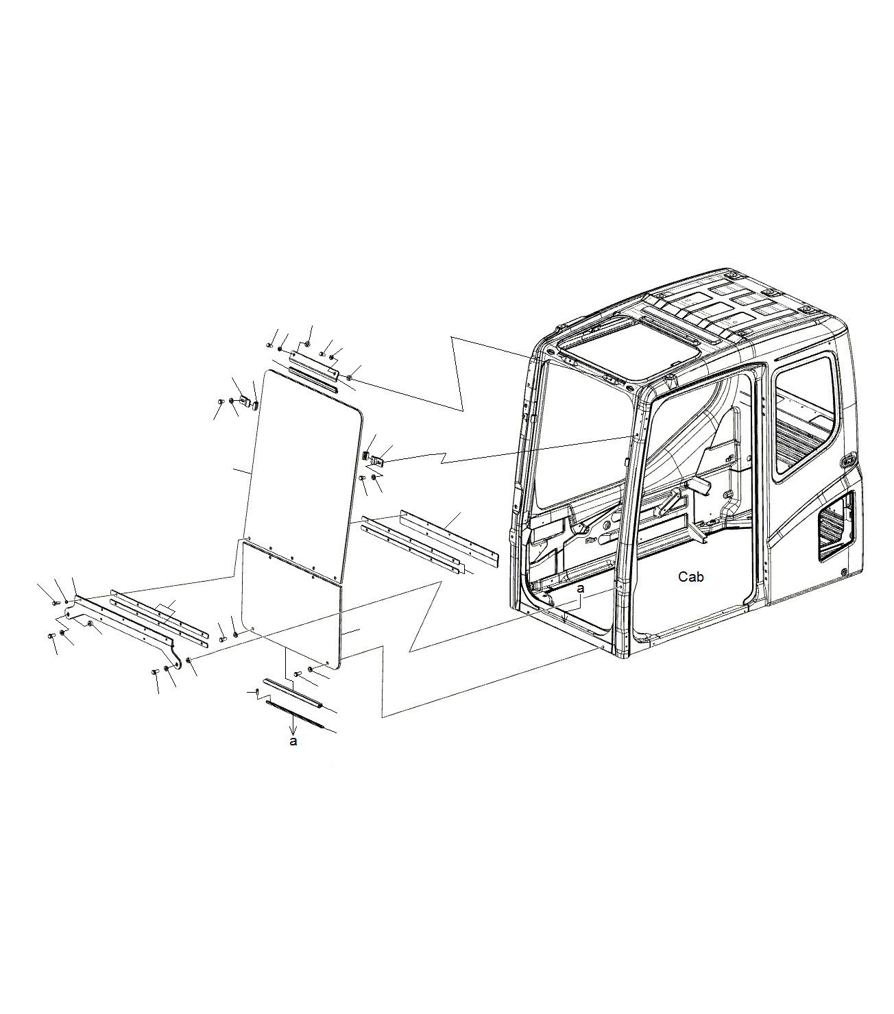 Пластина 203-53-J1280 KOMATSU