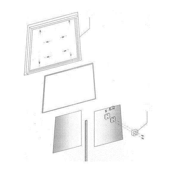 GLASS LOCK 101053-D85 KOMATSU