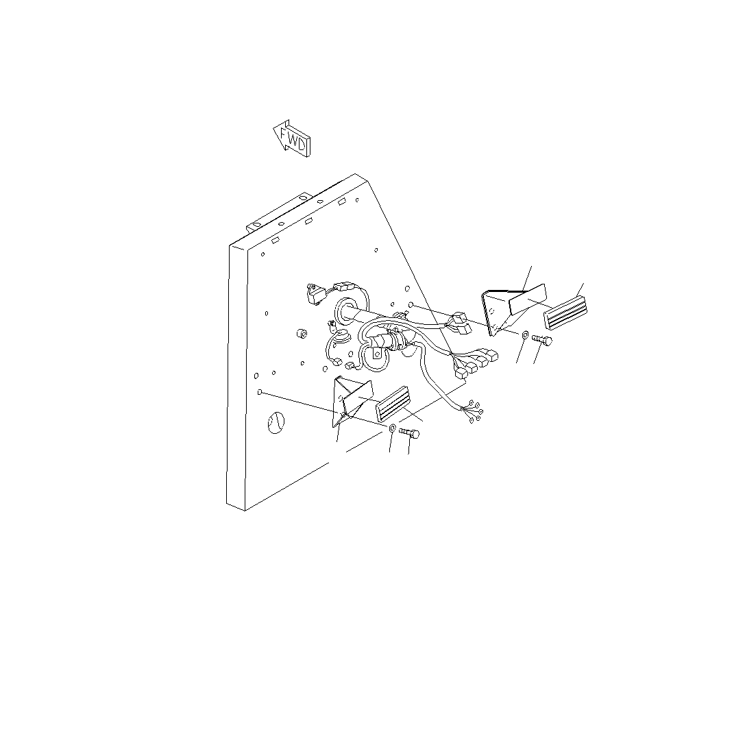 BRACKET, R.H 14X-91-15722 KOMATSU
