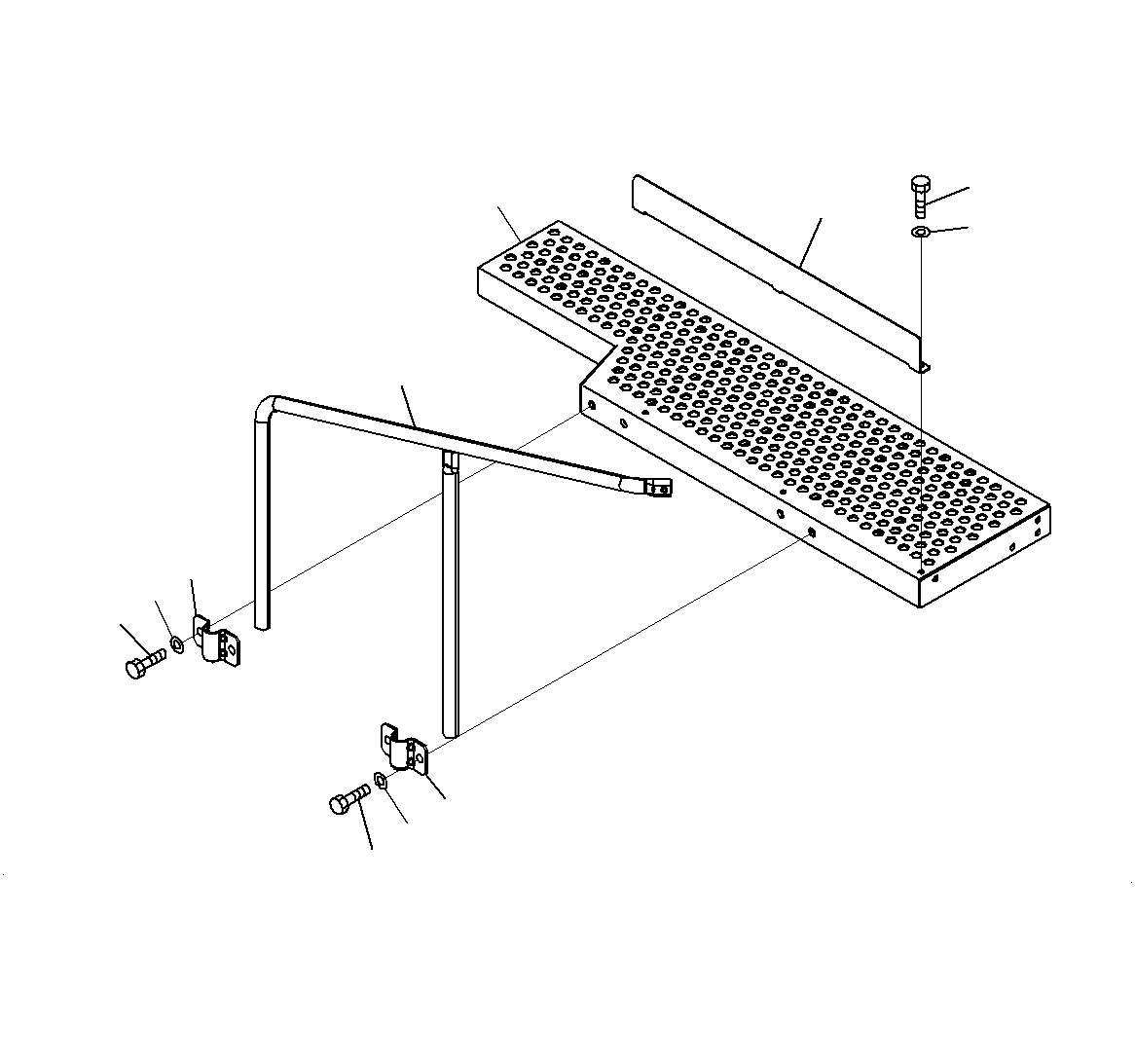 STEP, FRONT 561-54-8A100 KOMATSU