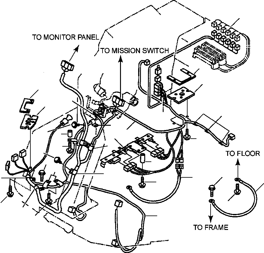 Жгут проводов 418-06-22250 KOMATSU