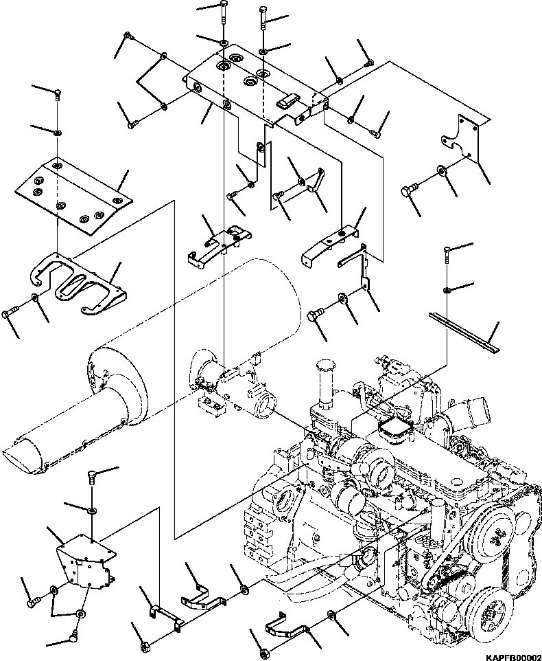SHIELD, HEAT 4A2-01-11650 KOMATSU