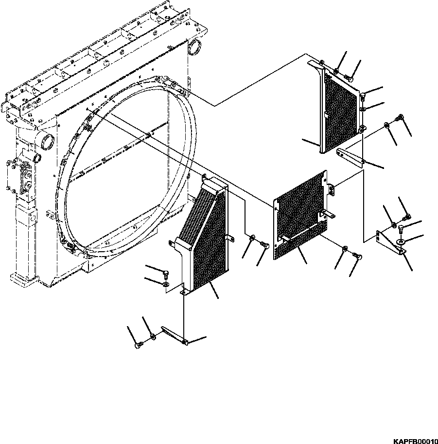 COVER, FAN 4A2-03-11191 KOMATSU