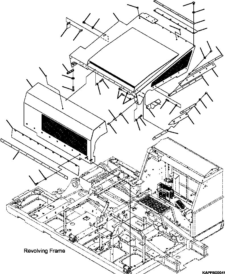 Кронштейн 4A2-54-14130 KOMATSU