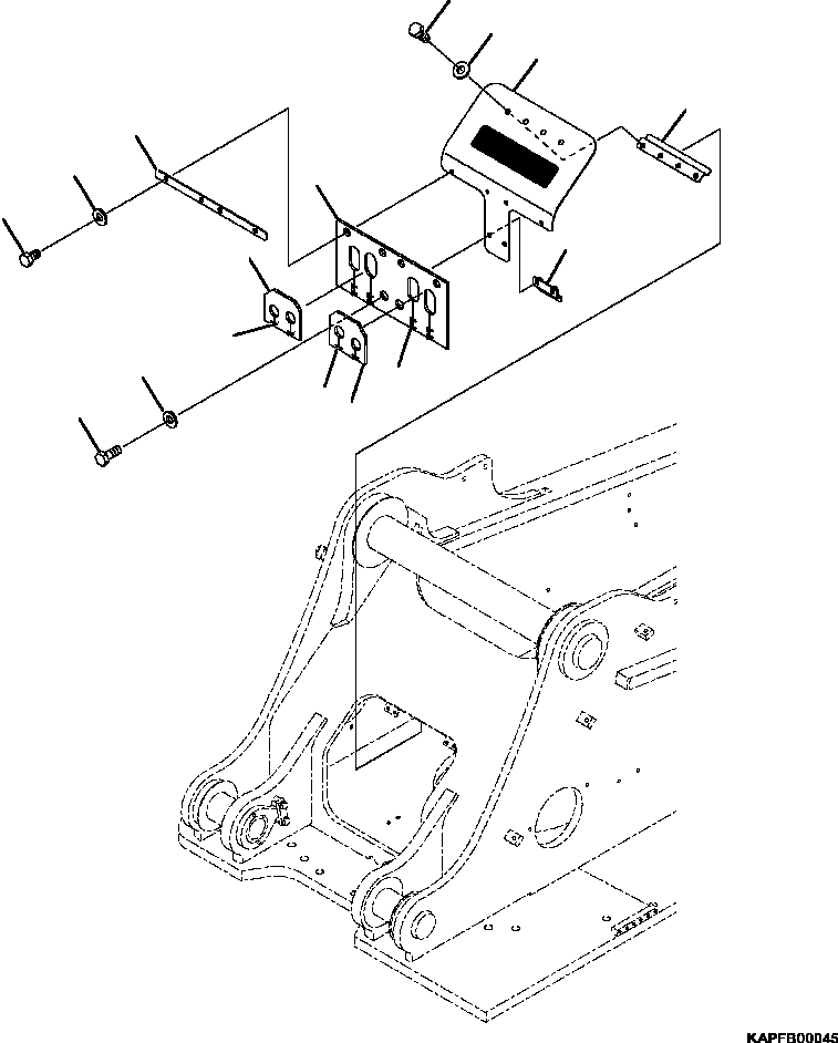 Уплотнение 4A2-54-13561 KOMATSU