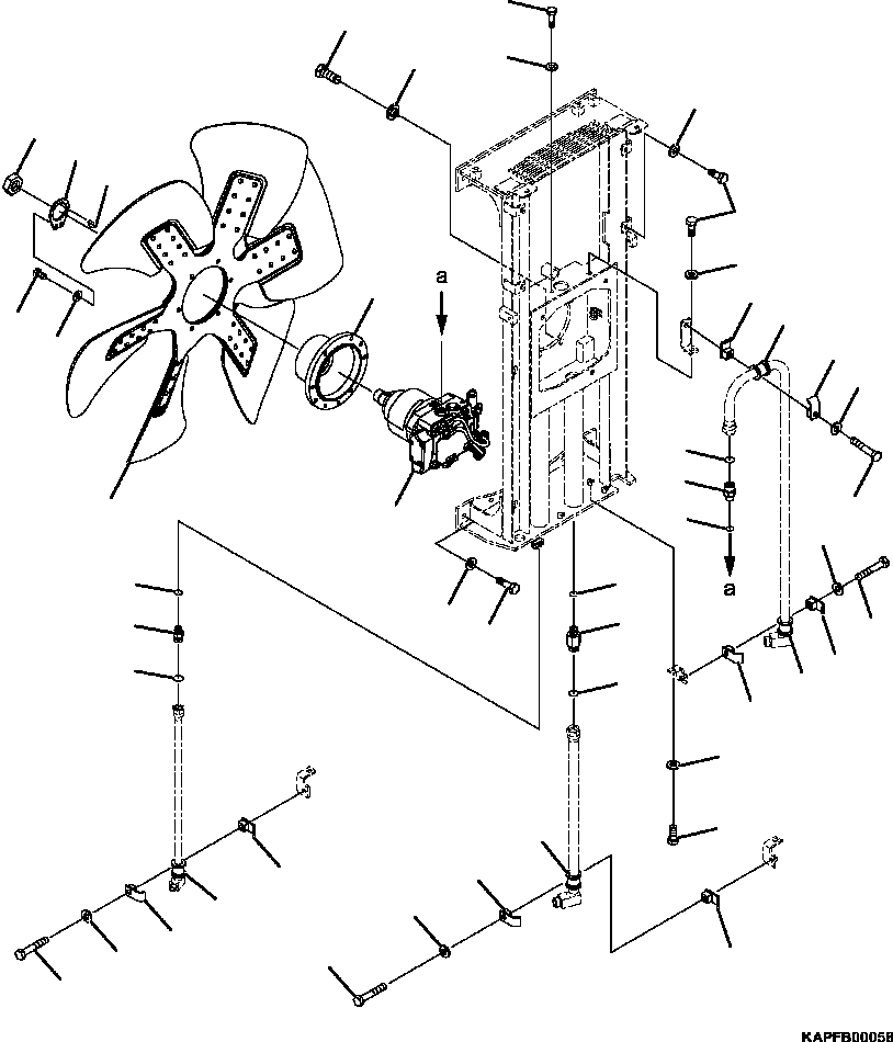 MOTOR ASSEMBLY (SEE FIG. C0200-001002 ) 708-7W-00260 KOMATSU