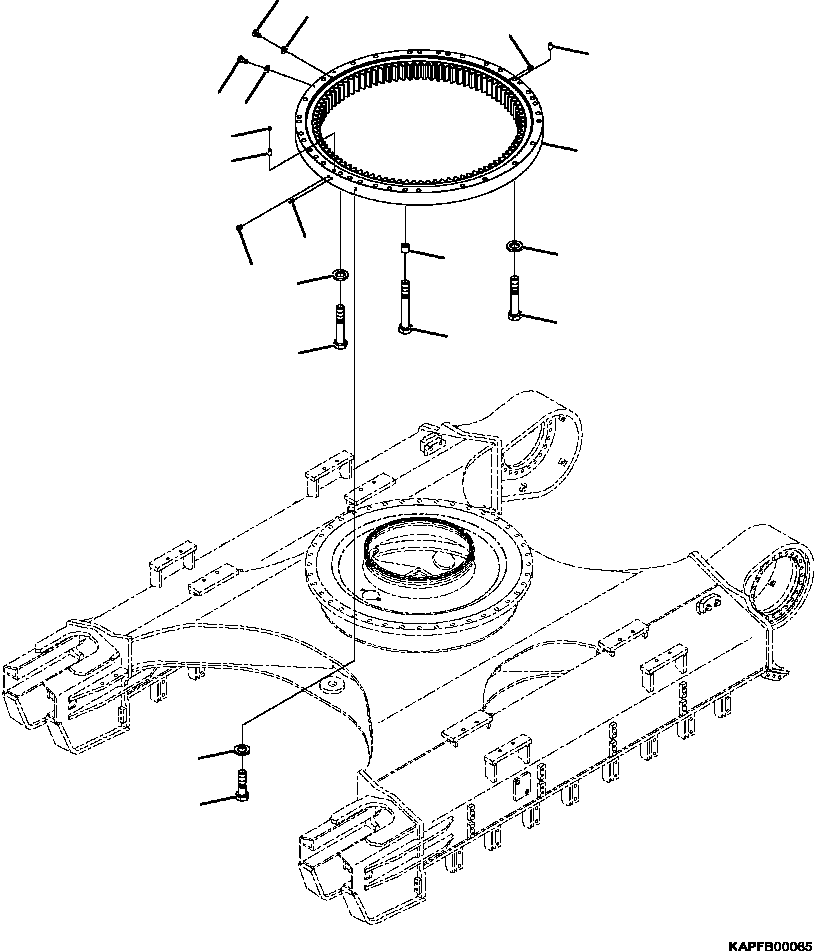 SWING CIRCLE 207-25-61201 KOMATSU