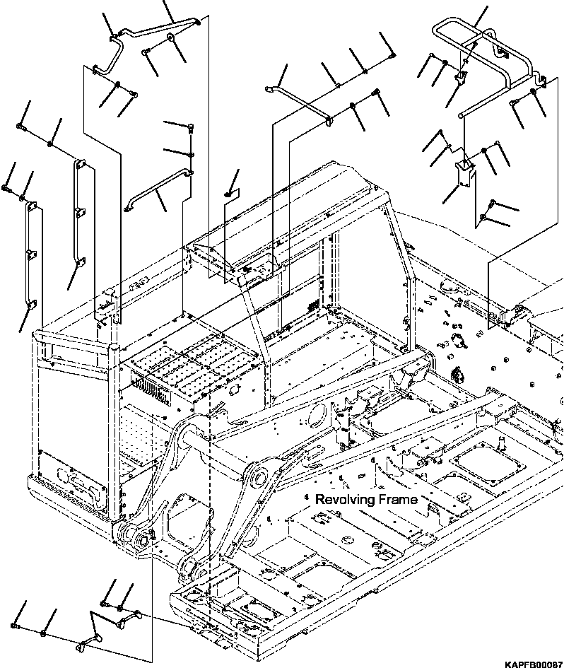 Поручень 4A2-54-15970 KOMATSU