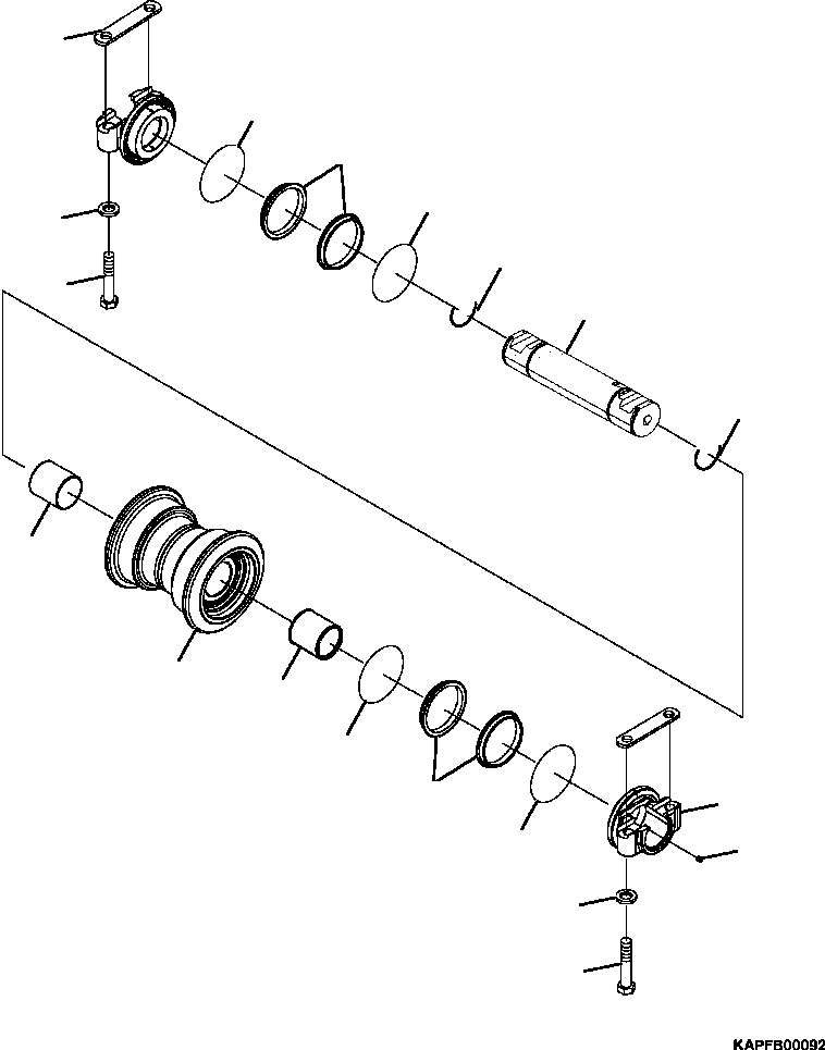 Уплотнительное кольцо круглого сечения 205-30-76170 KOMATSU