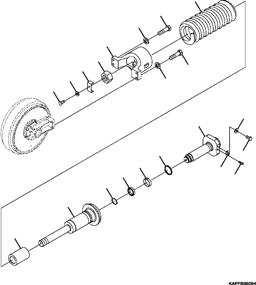 CUSHION ASSEMBLY. 207-30-00590 KOMATSU
