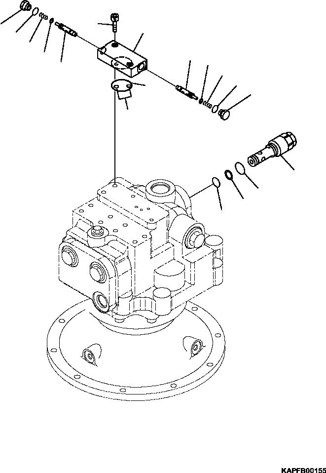 Предохранительный клапан 702-77-02230 KOMATSU
