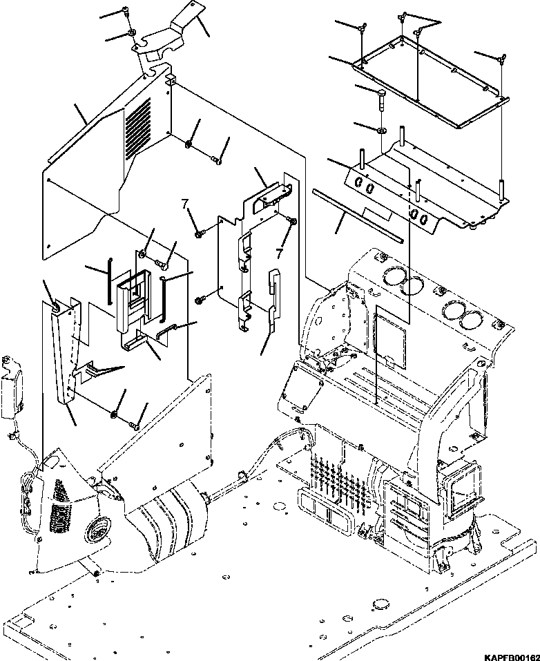 Облицовка 2A6-06-A0140 KOMATSU