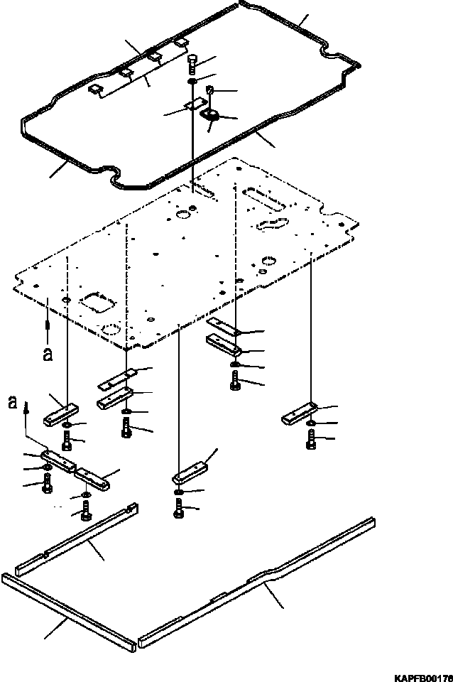 Резиновый элемент 4A2-43-11231 KOMATSU