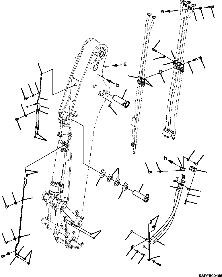 Шланг 4A2-70-19661 KOMATSU