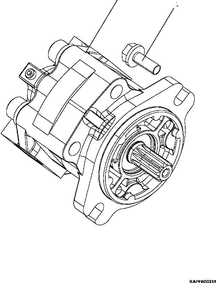 Насос 705-40-02250 KOMATSU