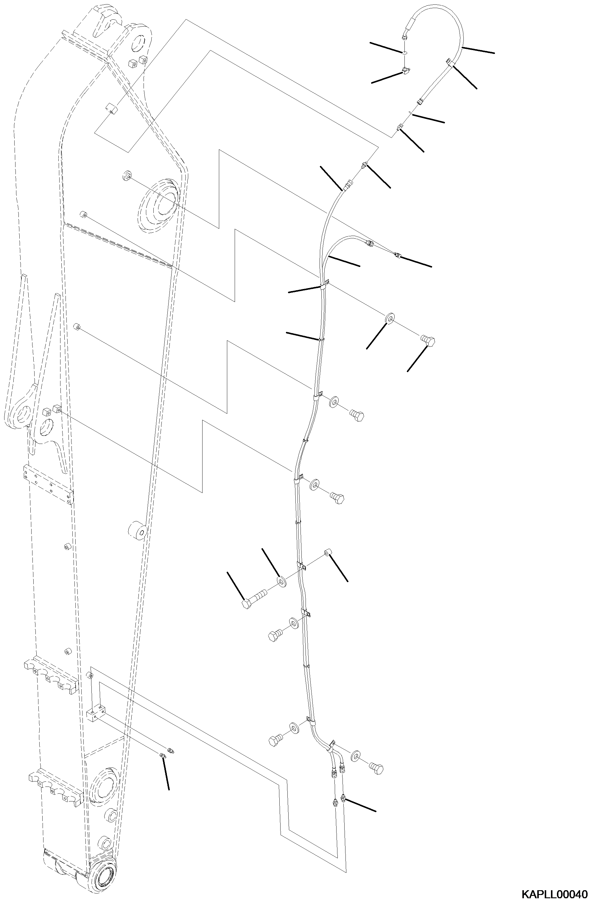 Шланг 02755-00208 KOMATSU