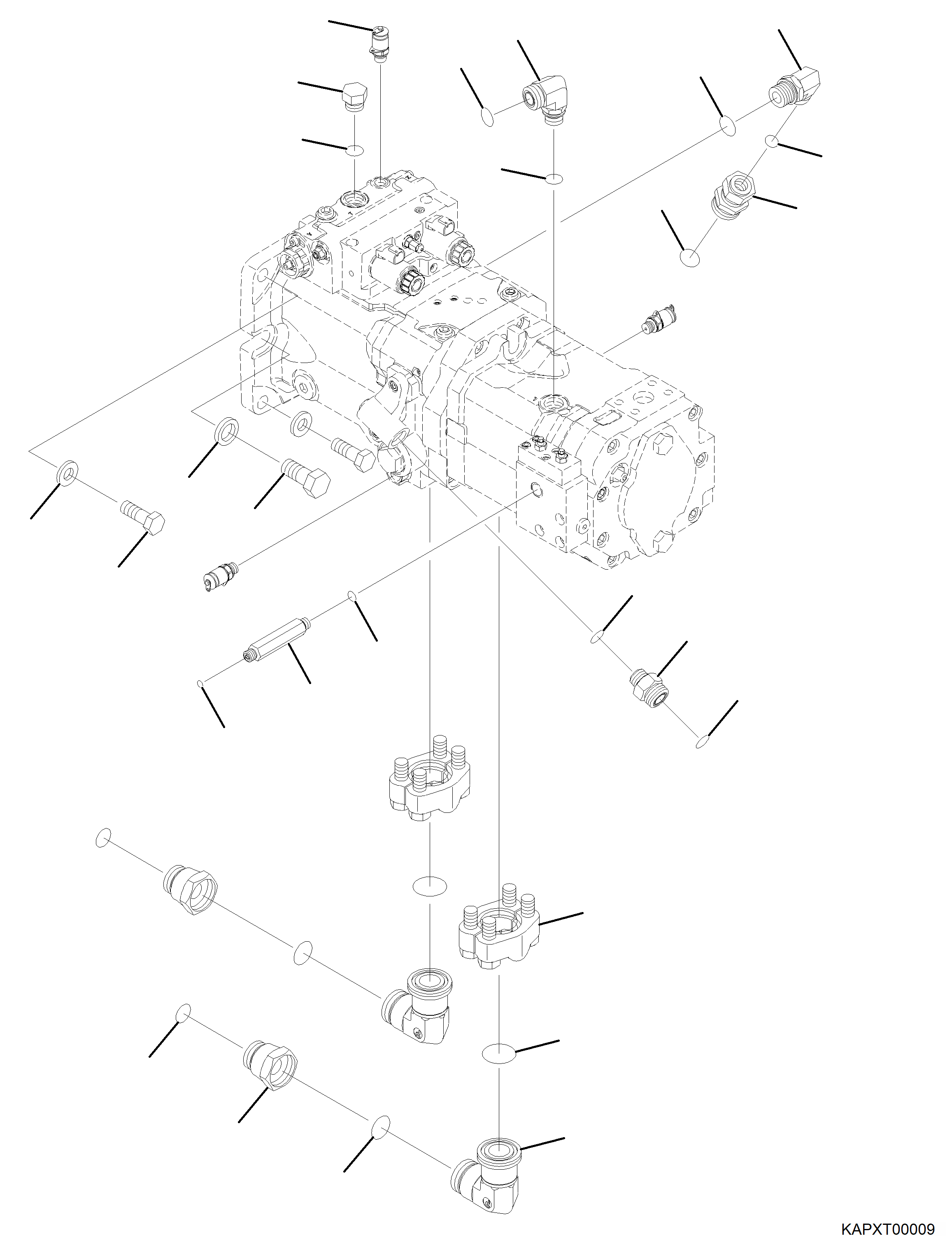 Уплотнительное кольцо круглого сечения 4A1-60-22260 KOMATSU