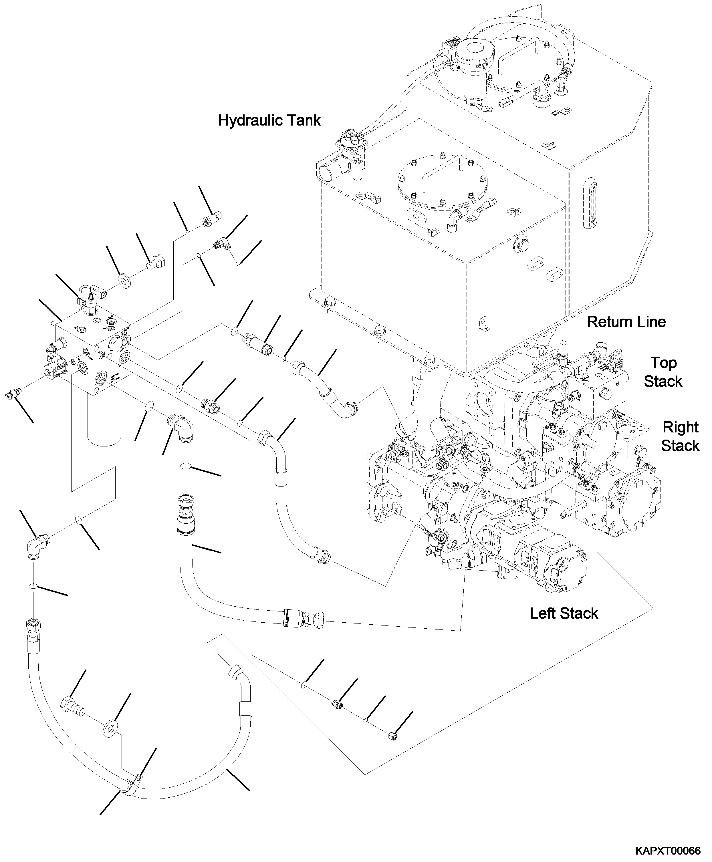 Шланг 02775-006A3 KOMATSU