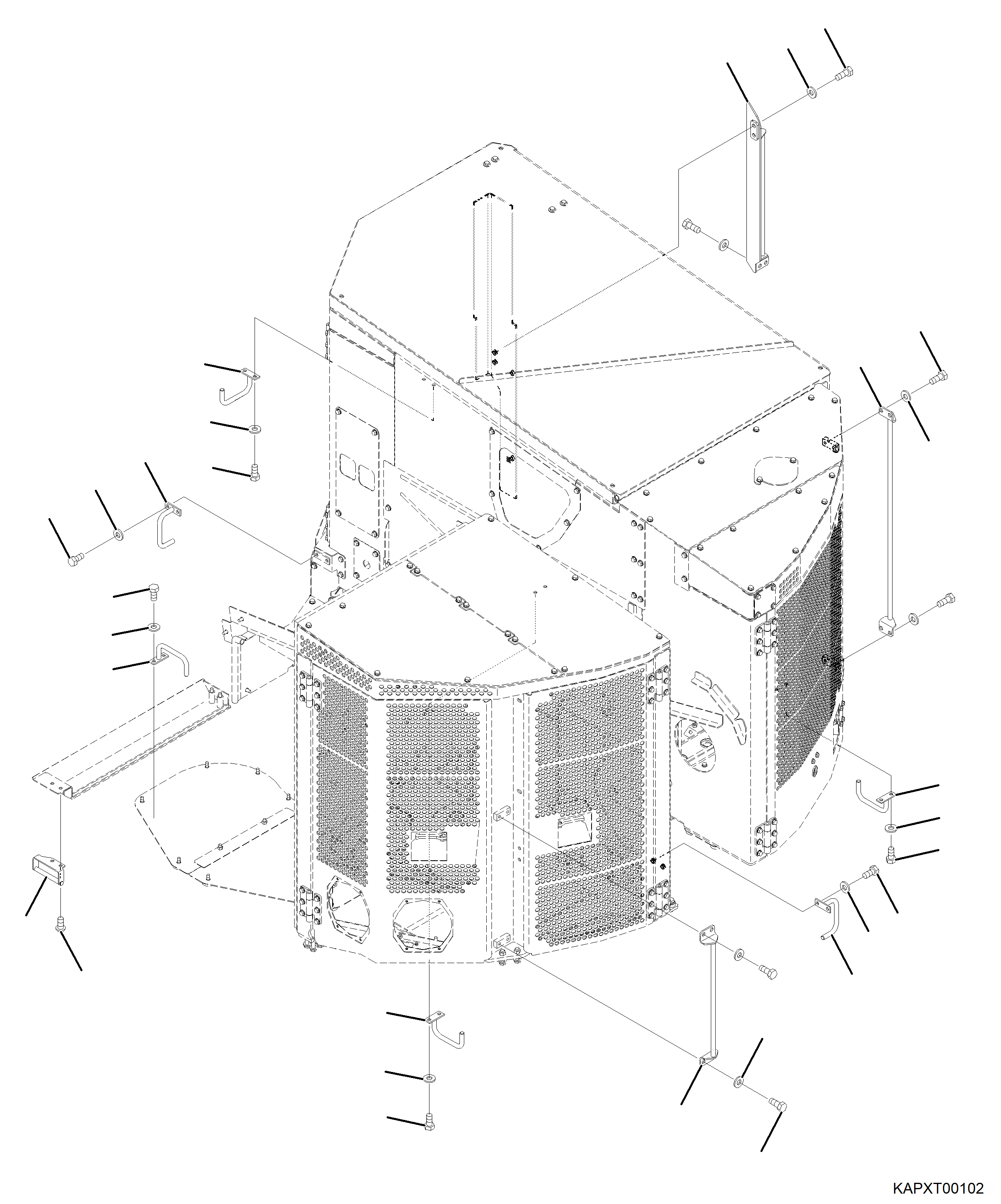 Поручень 4A1-54-24111 KOMATSU