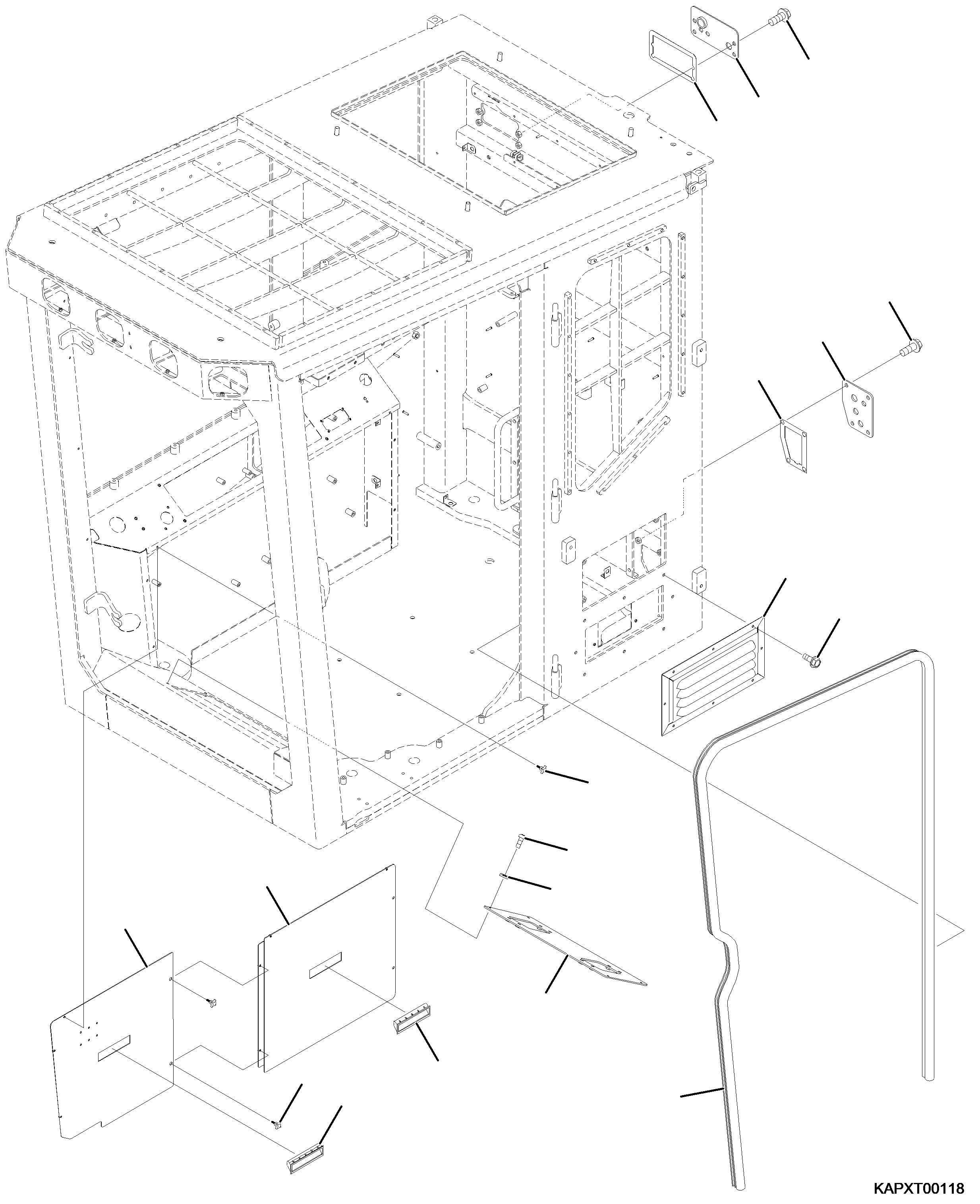 Ручка 4A1-53-24670 KOMATSU