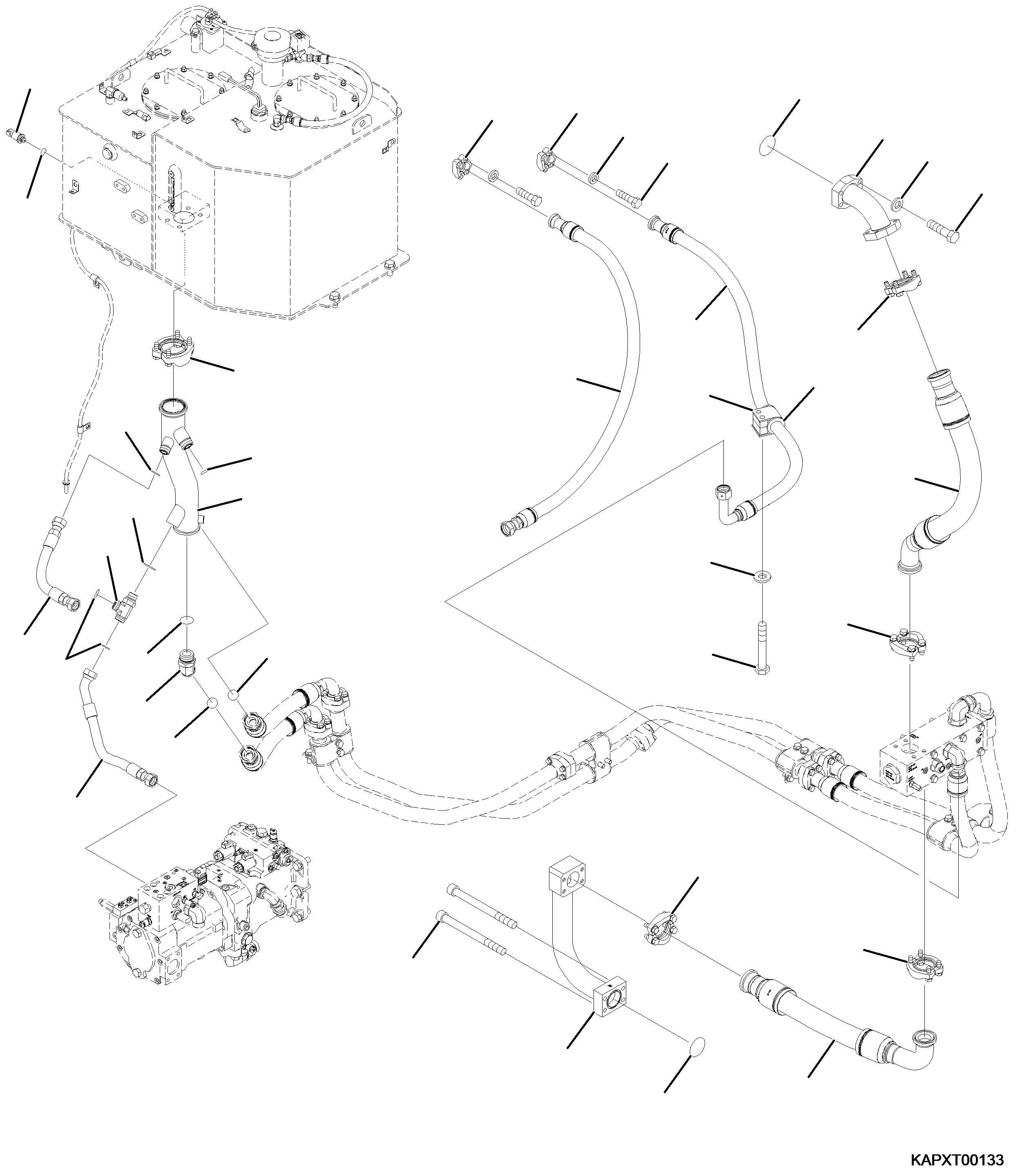 Угольник 4A1-62-21940 KOMATSU