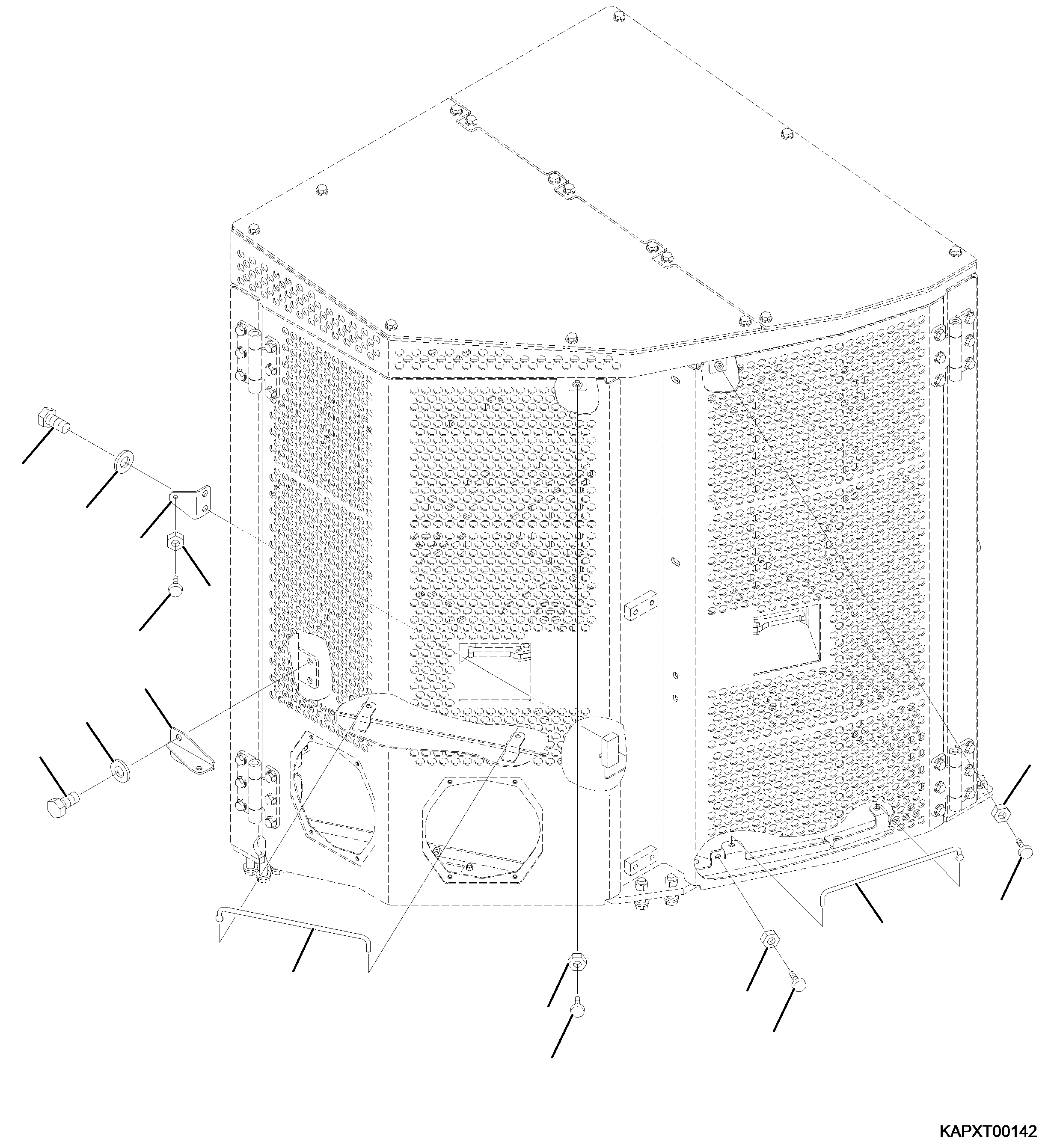 Планка 4A1-54-24481 KOMATSU