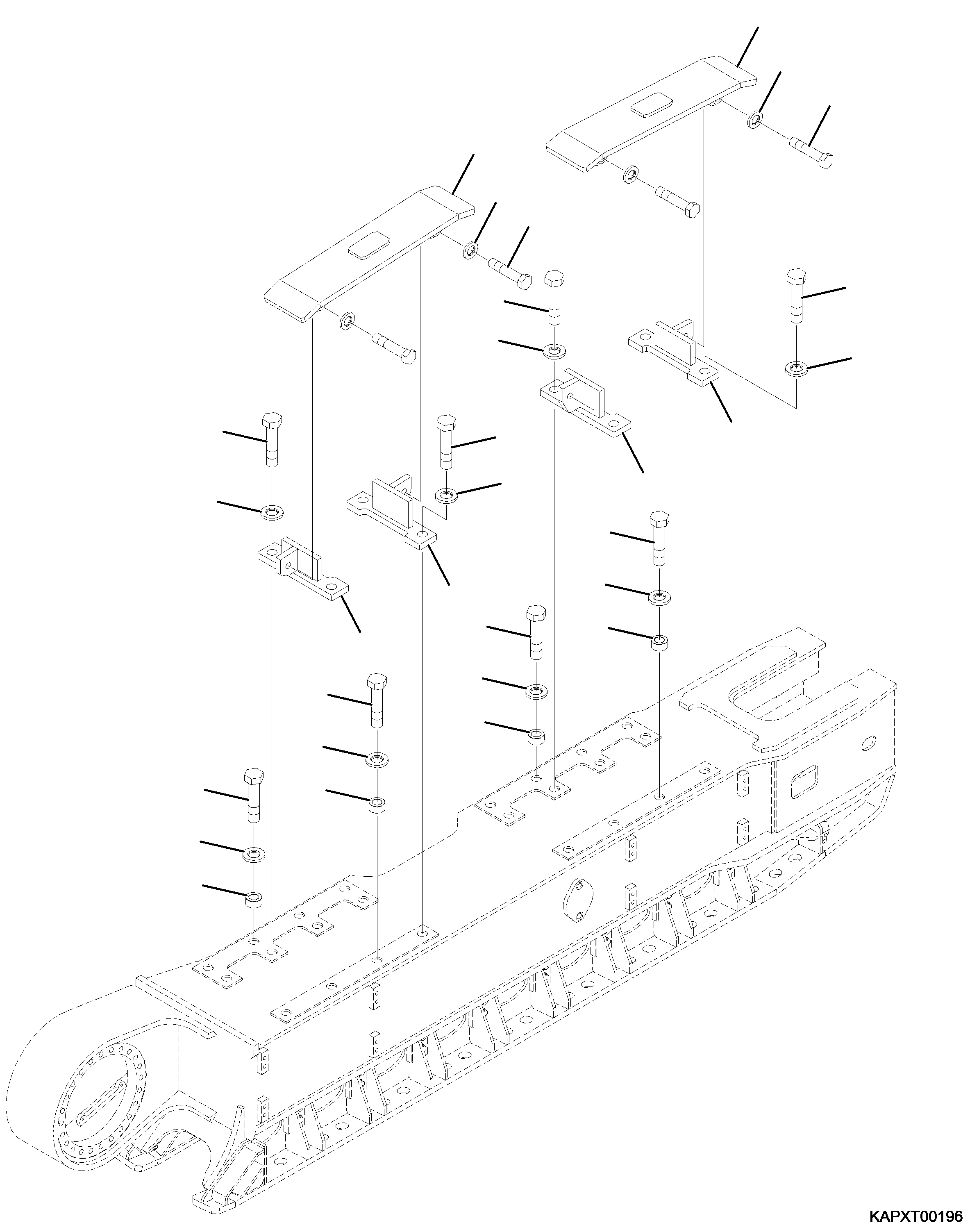 Проставка 4A1-30-23720 KOMATSU