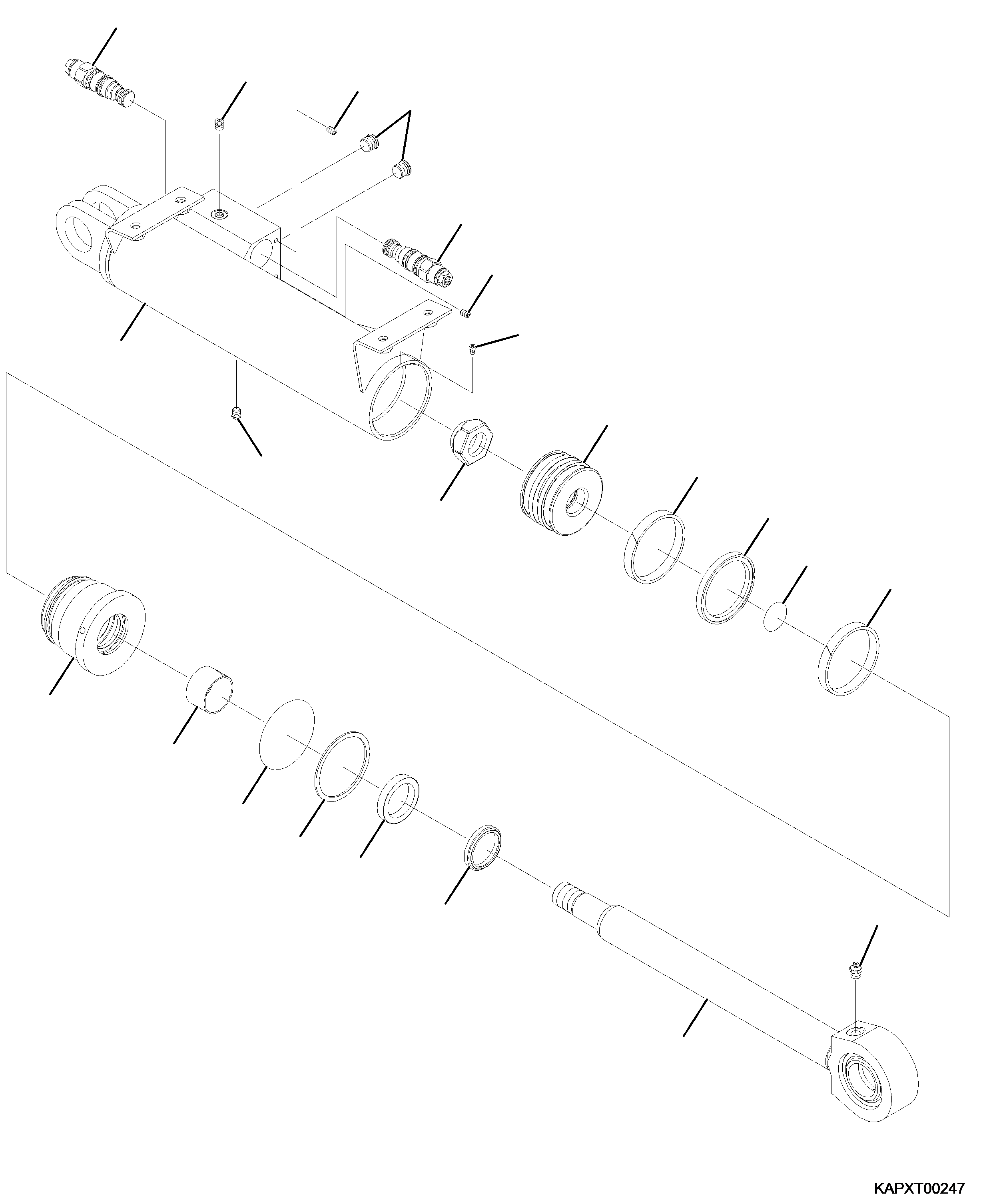 Комплект уплотнений 4A1-60-26780 KOMATSU