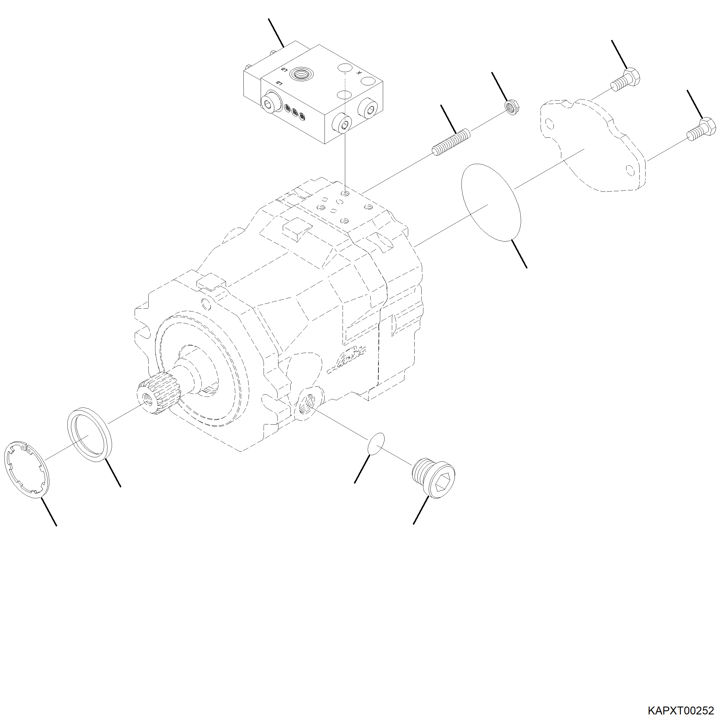 Кольцо 4A1-60-25980 KOMATSU