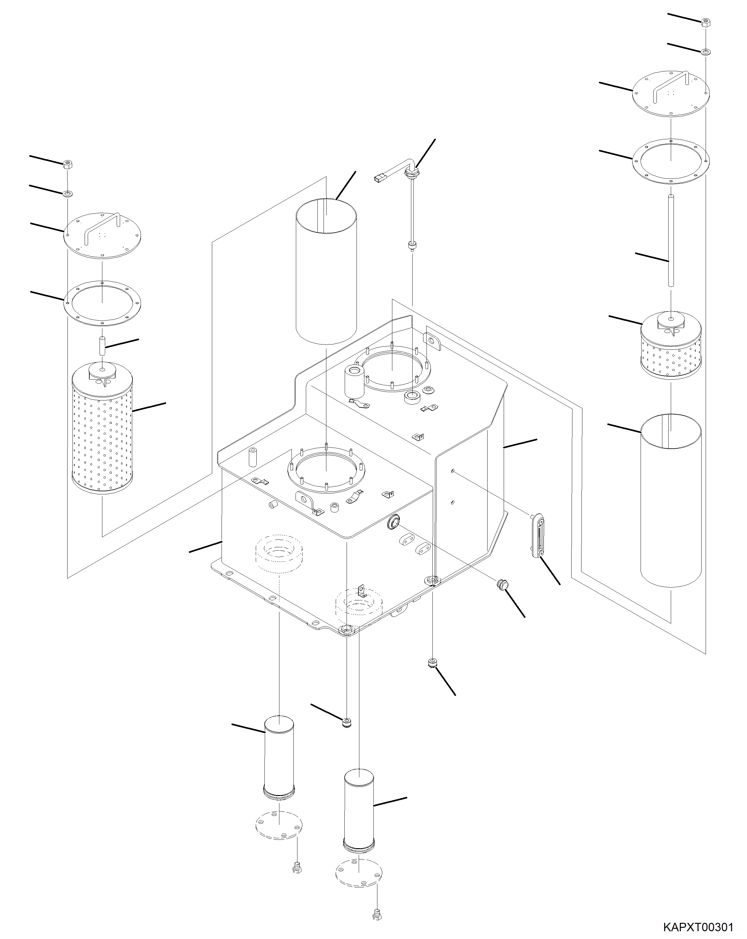 Сетчатый фильтр 4A1-60-23740 KOMATSU