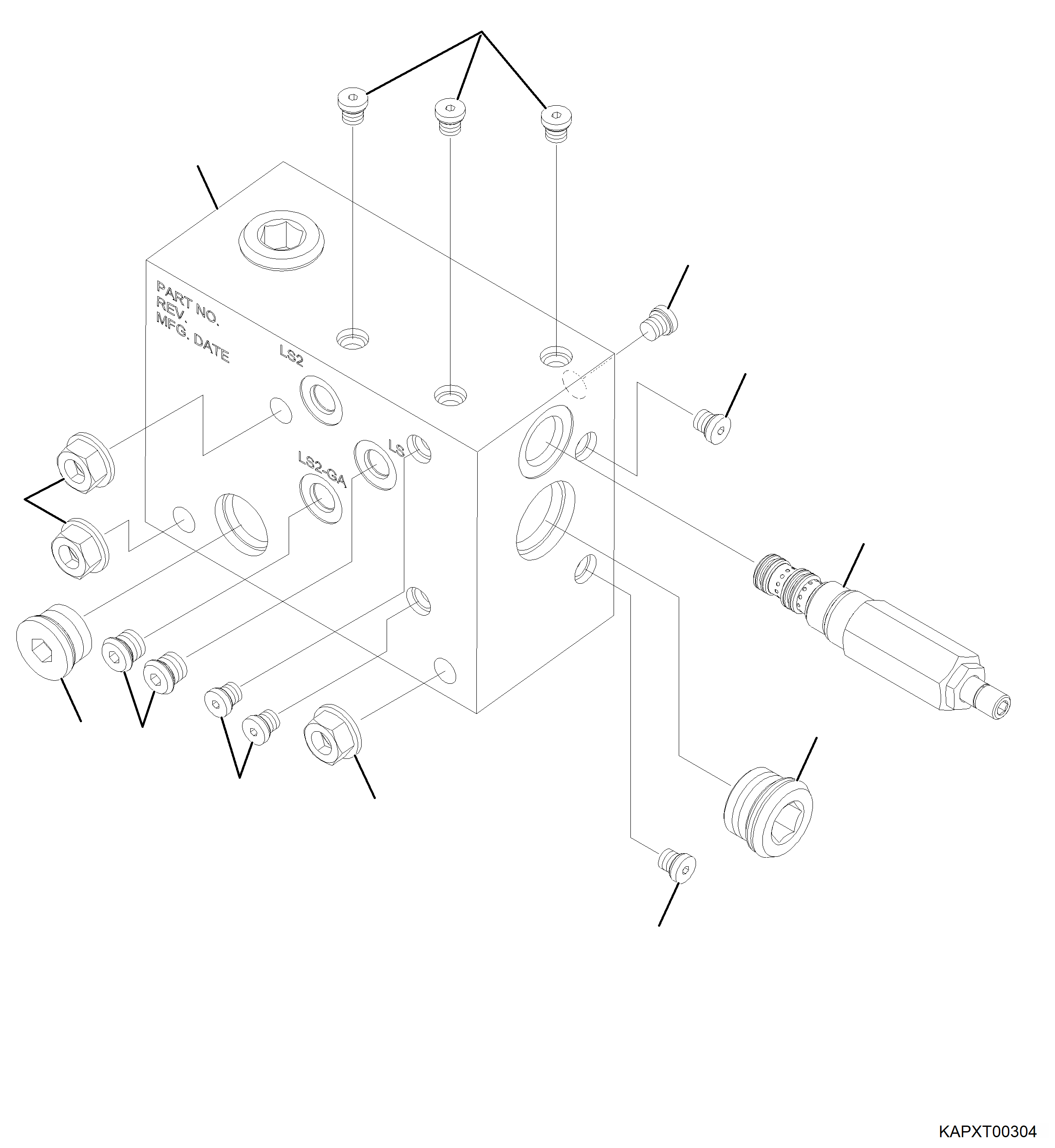 ROD, TIE KIT 4A1-60-27870 KOMATSU